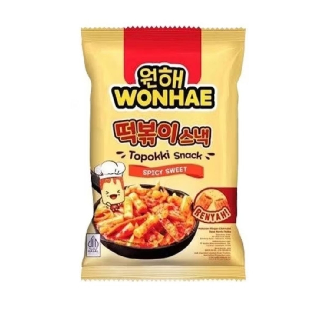 

WONHAE TOPOKKI SNAKE SPICY SWEET.