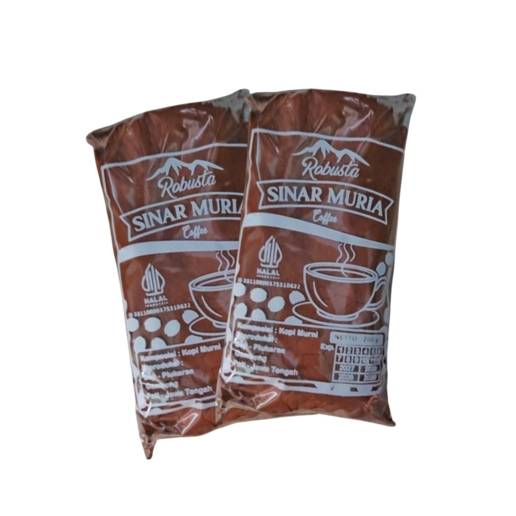 

400g•KOPI MURIA CAP SINAR MURIA kopi murni kopi tulen kopi siap seduh Robusta Coffee