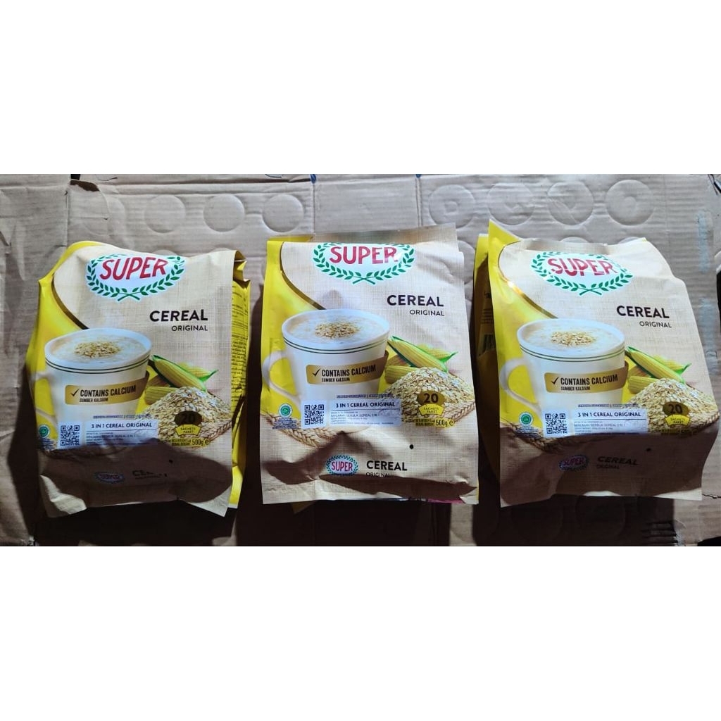 

Cereal Super Instant Malaysia 500gr (20 saset)