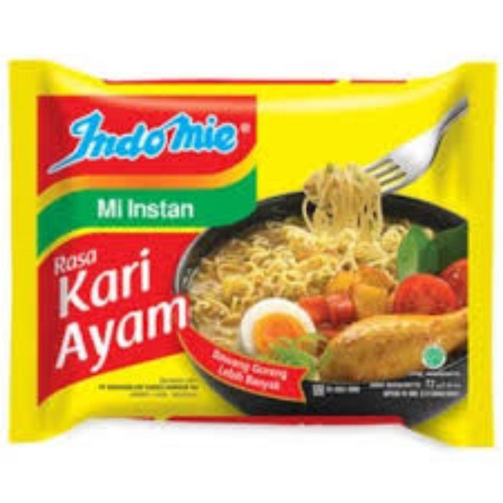 

Indomie kari ayam dan kaldu ayam/ pcs