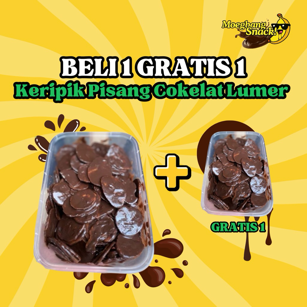 

(BELI 1 GRATIS 1) Banana Chips by Moegbang Snack
