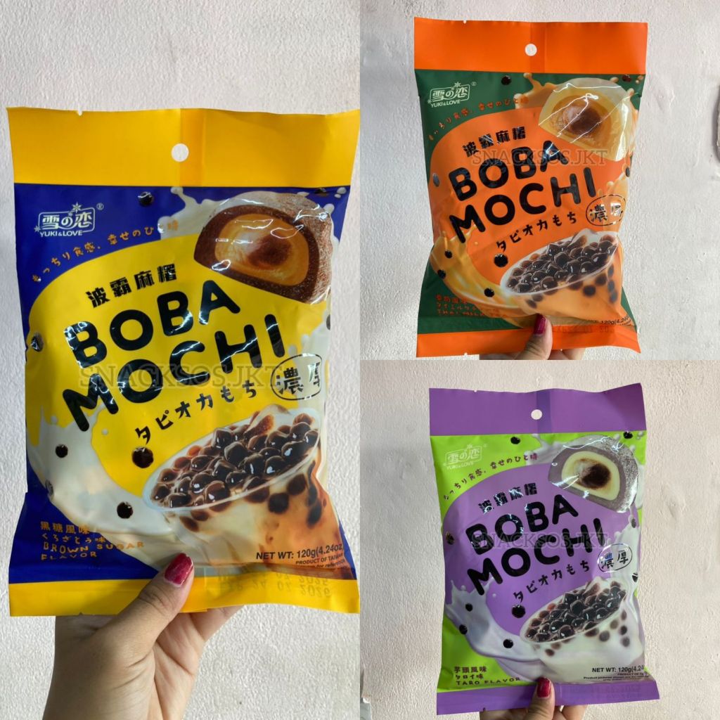 

YUKI AND LOVE BOBA MOCHI THAI MILK TEA / BROWN SUGAR / TARO- Y&L TAIWAN