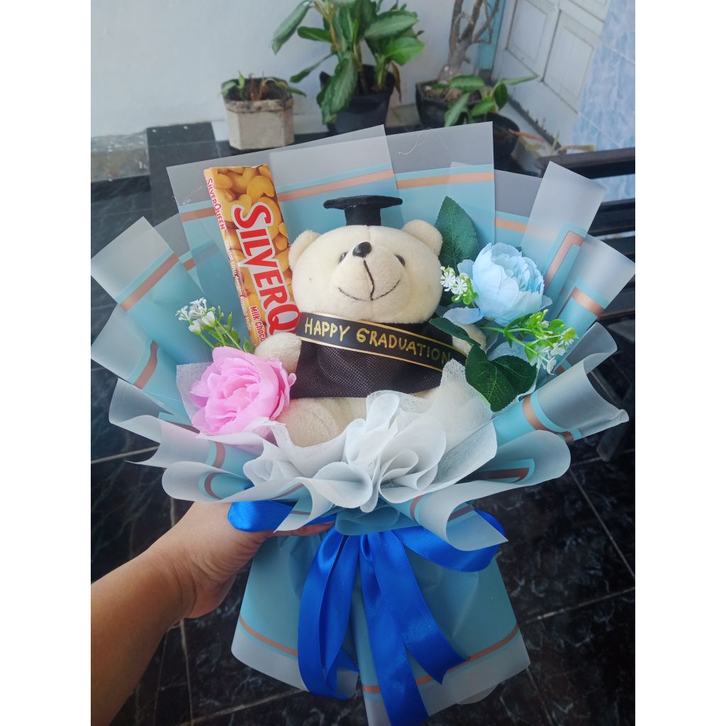 

Best Seller buket wisuda happy graduation congratulation buket coklat buket wisuda coklat
