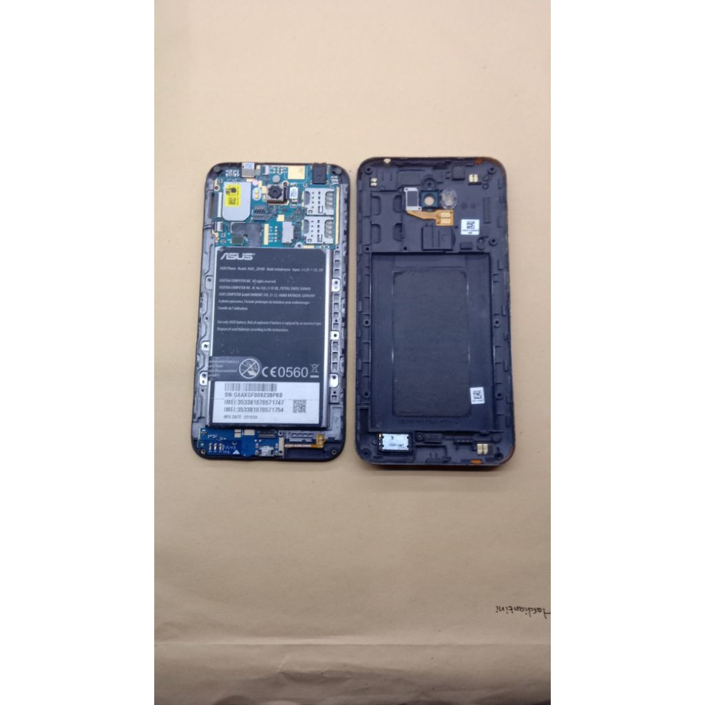 mesin asus Zenfone max z010d no lcd