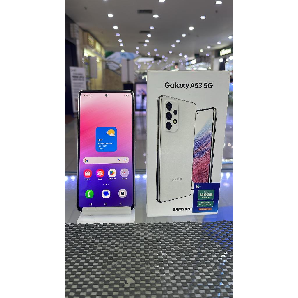 SAMSUNG GALAXY A53 5G 8/256GB SECOND SEKEN BEKAS RAM 8GB ROM 256GB