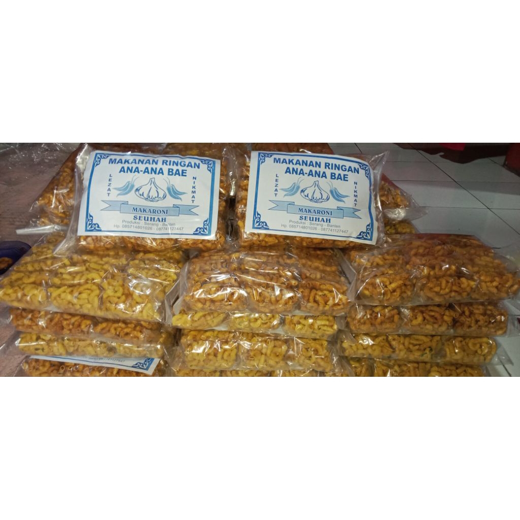 

makaroni seuhah ana ana bae pedes gurih daun jeruk per pack isi 20 pcs