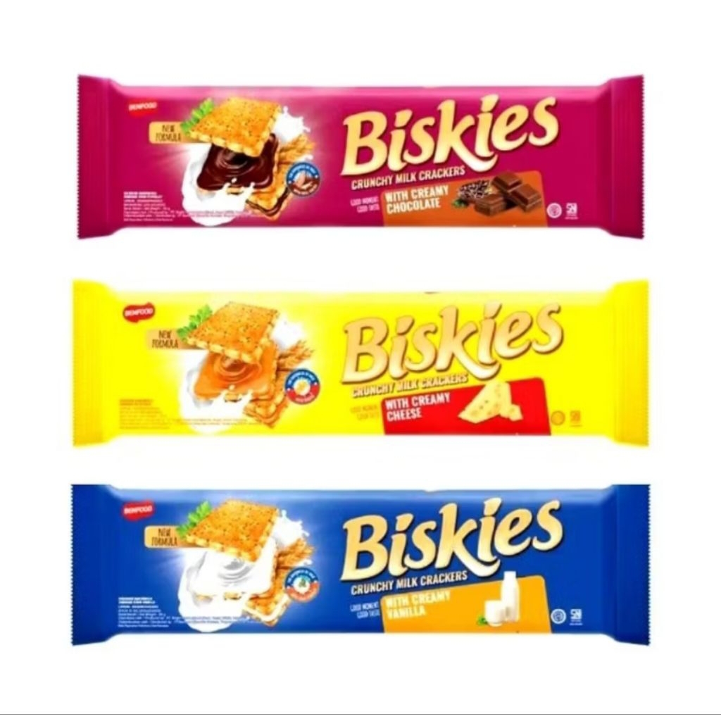 

Biskies Sandwich Crackers 96 Gram Biskuit Cream Crackers - Beli Banyak = Makin Murah!!!