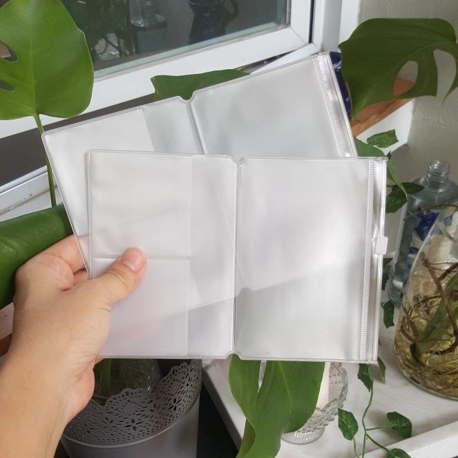 

Travelers Notebook Zipper Pocket PVC insert, utk Travelers Notebook - Regular