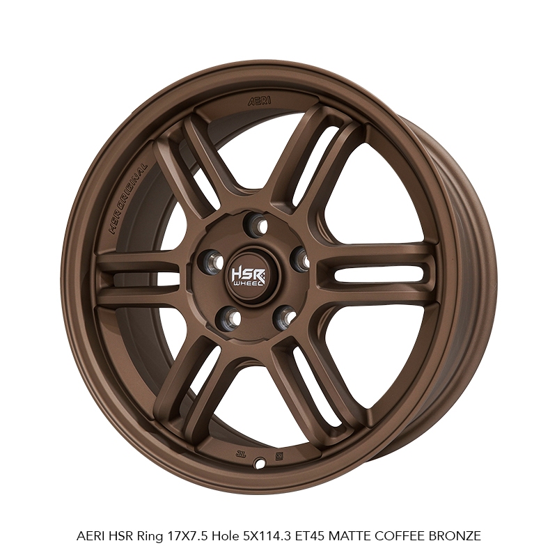 VELG MOBIL SUZUKI XL7 ERTIGA X-OVER SCROSS HRV CRV ACCORD CIVIC WRV HSR AERI R17 COFFE BRONZE