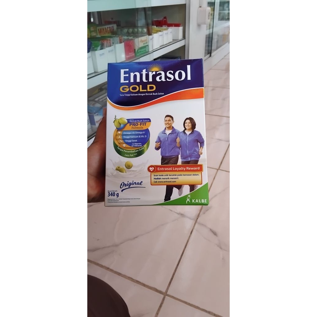 

ENTRASOL GOLD DENGAN EKSTRAK BUAH ZAITUN 340 G