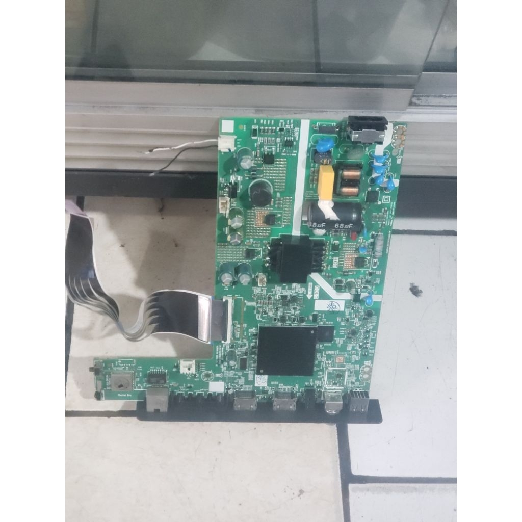 MODUL/ MESIN LED TV COOCAA 32'' 32S3U SMART TV ANDROID COPOTAN LAYAR PECAH