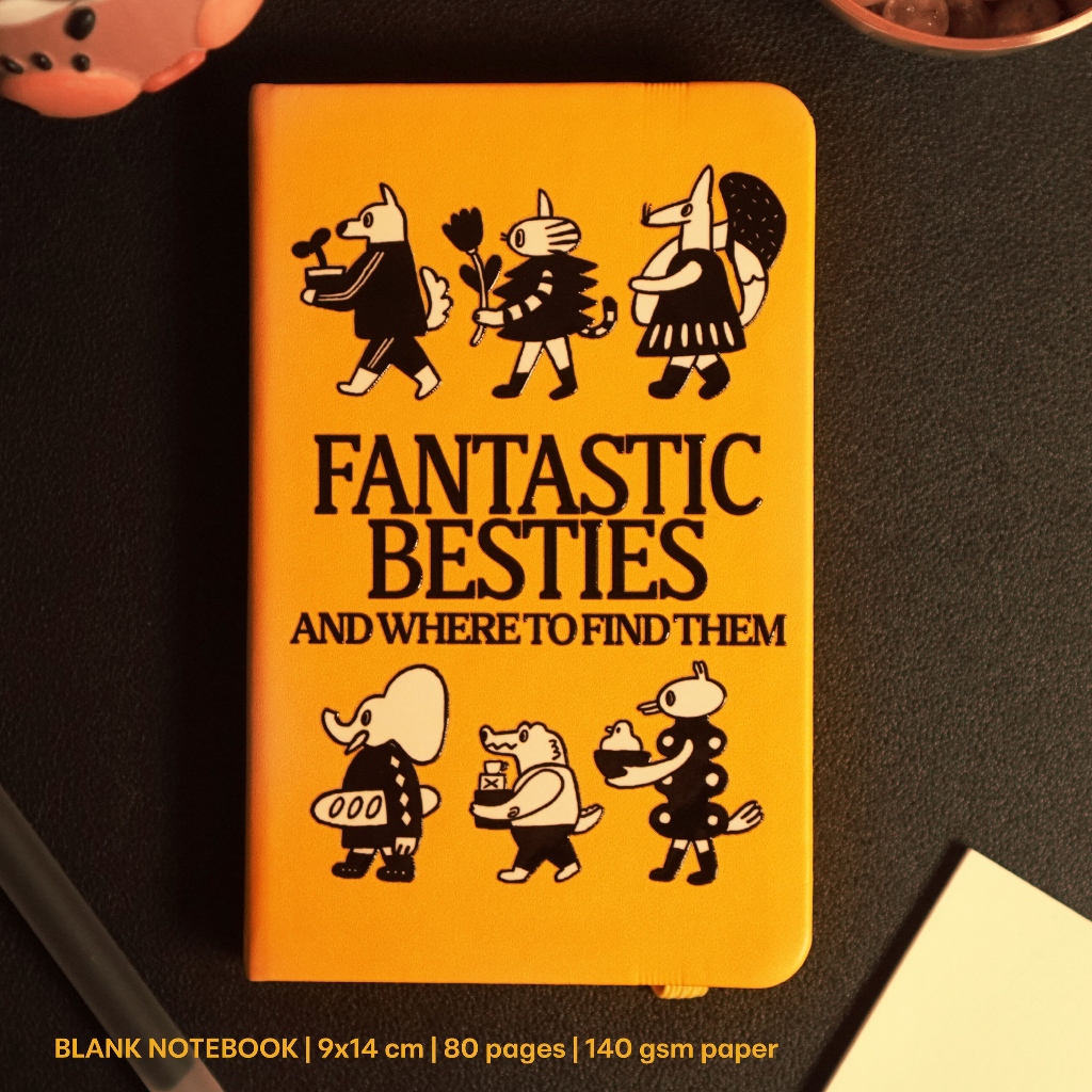

Fantastic Besties And Where to Find Them | Royal Talens Art Creation Sketchbook| Golden Yellow 9x14 | 80 Lembar | 140gsm