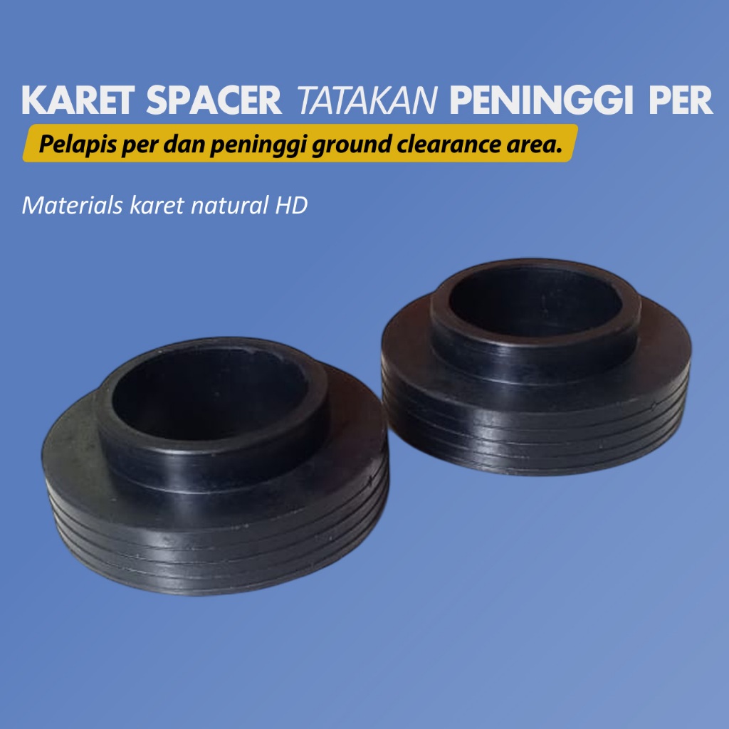 Karet Spacer Tatakan Peninggi Per Belakang Chevrolet Captiva C100 C140 Tebal 3cm 2pcs