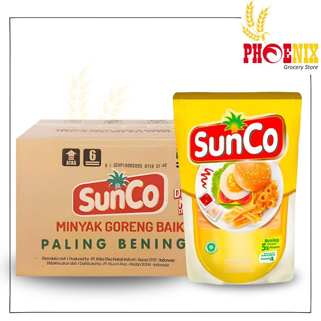 

Sunco Minyak Goreng Pouch 1 dus isi 6 @2 Liter