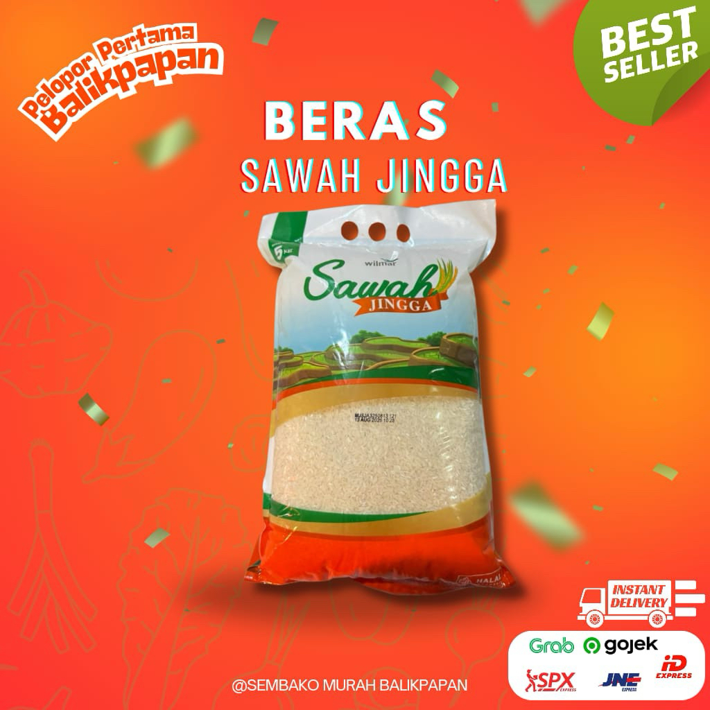 beras sawah jingga 5kg