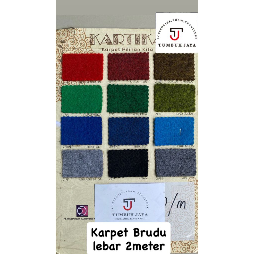 Karpet Brudu polos tebal/karpet Mushola/karpet dekorasi/karpet rumah