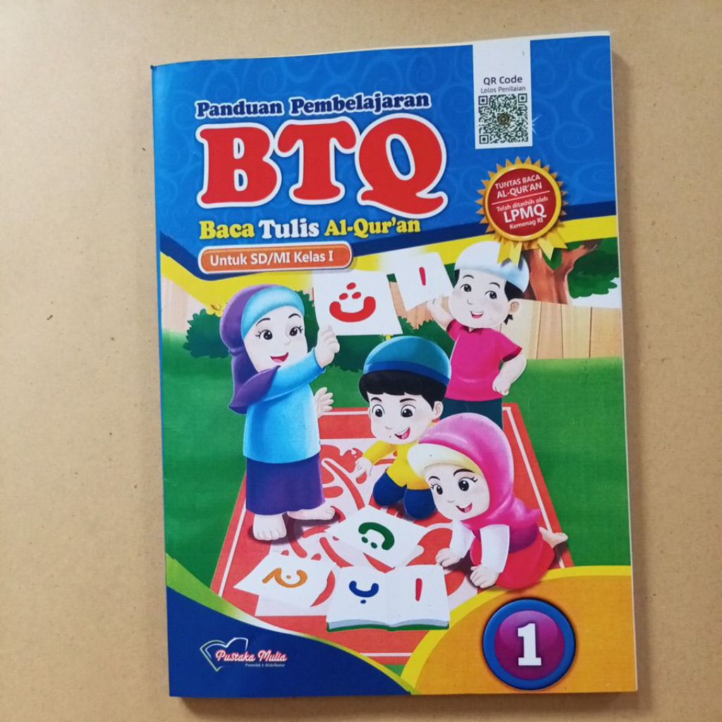 panduan BTQ baca tulis Al-Qur'an untuk SD/mi kelas 1