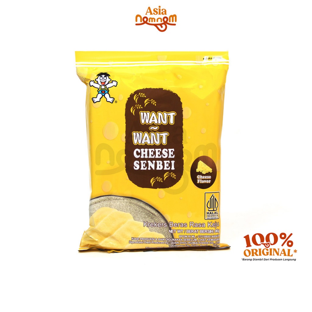 

Want-Want Cheese Senbei 96 gr - Ori Flavor