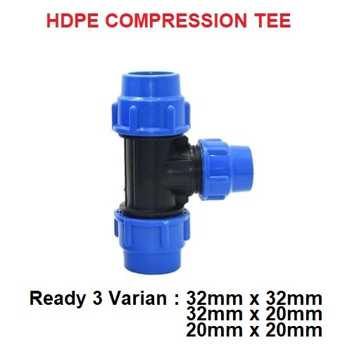 Fitting HDPE Compression Tee