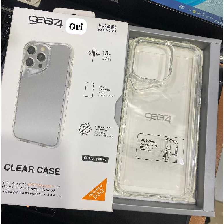 Case Clear Gear4 Crystal iPhone 12 12 Pro Max 12 ProMax 13 13 Pro Max 13 ProMax 14 Pro 14 Pro Max 14