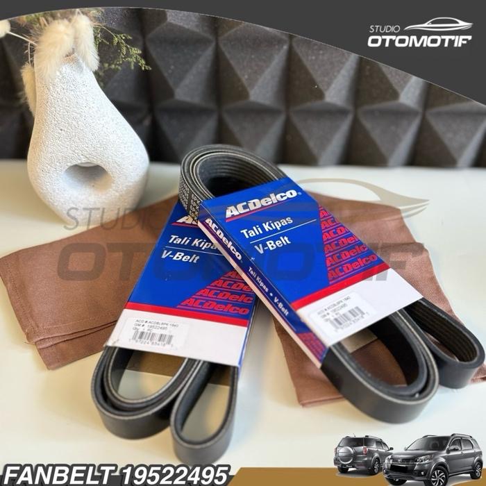 Fanbelt Alternator AC Power Steering Rush Terios Konde Gen1 EPS F700 2010-2017 Old ACDELCO 2495 Fan 