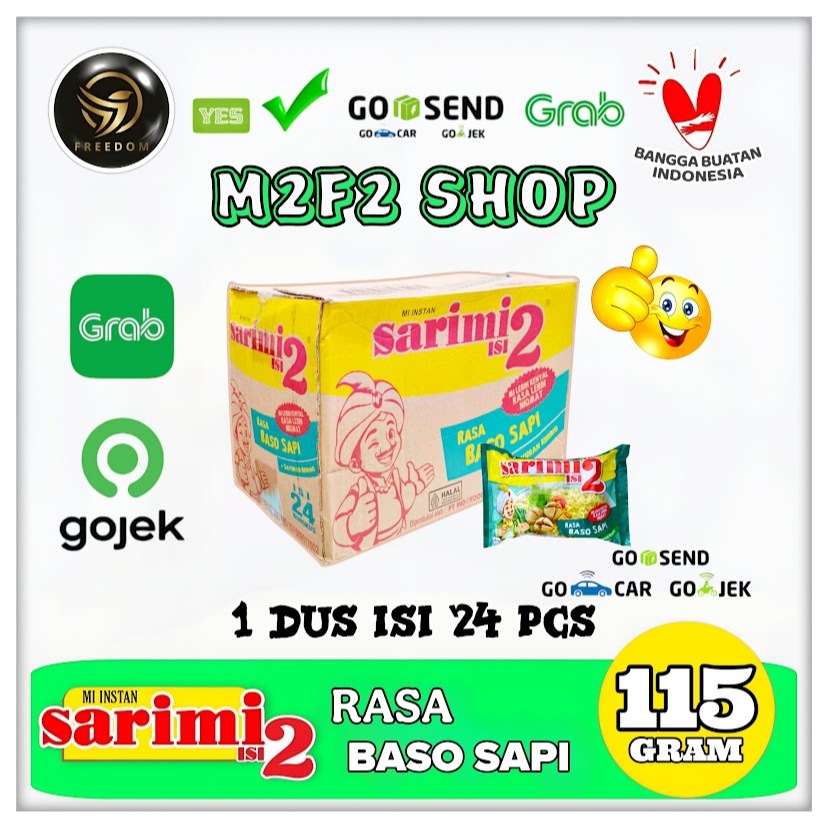 

Mie Sarimi Instant Kuah Isi 2 Semua Rasa - Kemasan Karton (Khusus Bluebird/Gosend/Grab)