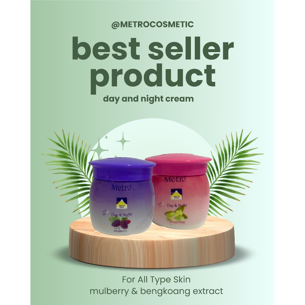 METRO Day & Night Cream 45g BENGKUANG & MULBERRY