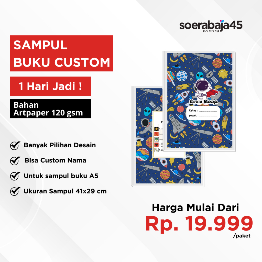 

Sampul Buku Estetik | Sampul Buku Tulis Custom Nama