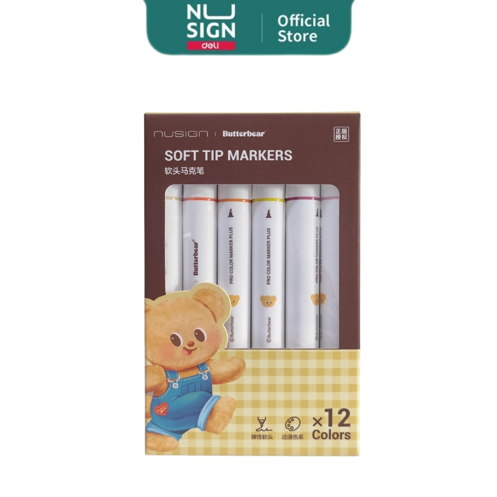 

DELI Nusign Sketch Marker 12W NS736-B Butterbear