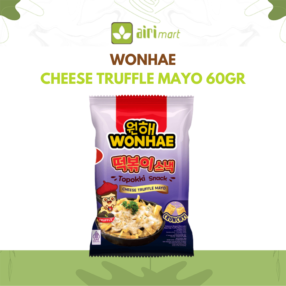 

Wonhae Topokki Snack Cheese Truffle Mayo 60Gr