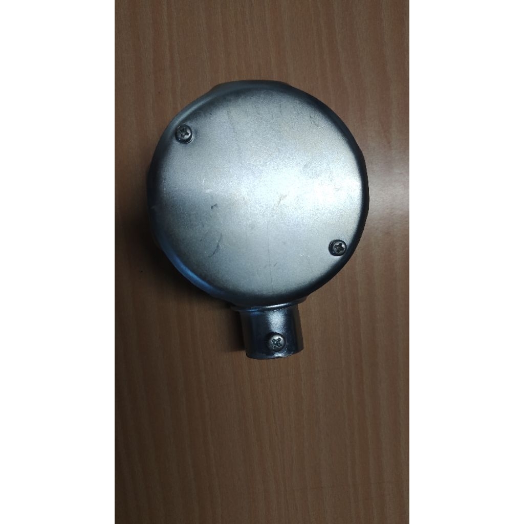 Circular Box, tdus T dus steel besi cabang 1 E19