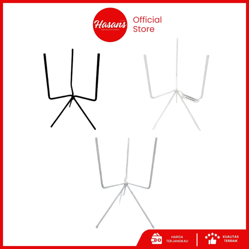 Standing Pot Besi / Dudukan Pot Besi / Rak Bunga Besi Minimalis / Rak Pot Bunga Kaki 3 / Kaki02