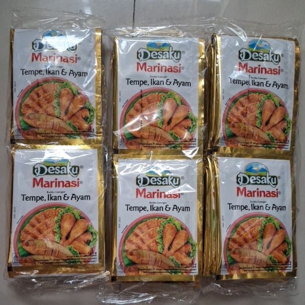 

Desaku bumbu marinas paket 3 renteng togal 36 sachet