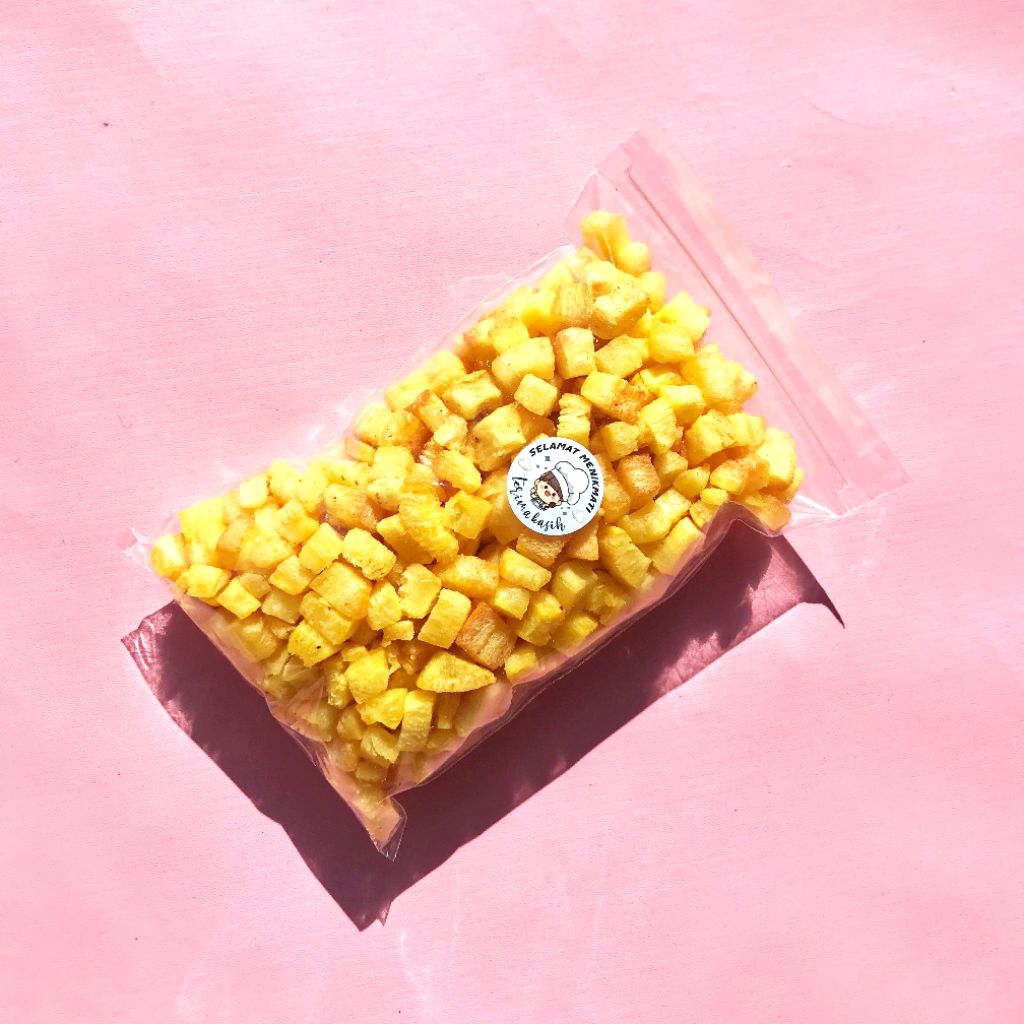 

Ganepo Cemilan Singkong Dadu 250 gram Aneka Rasa, Renyah