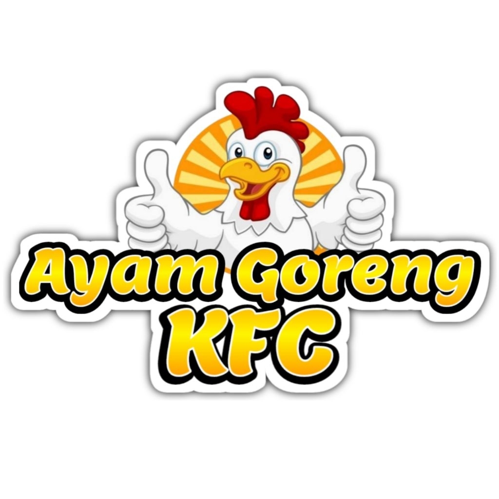 

Sticker Ayam Goreng KFC | Sticker Gerobak Kaca Jualan