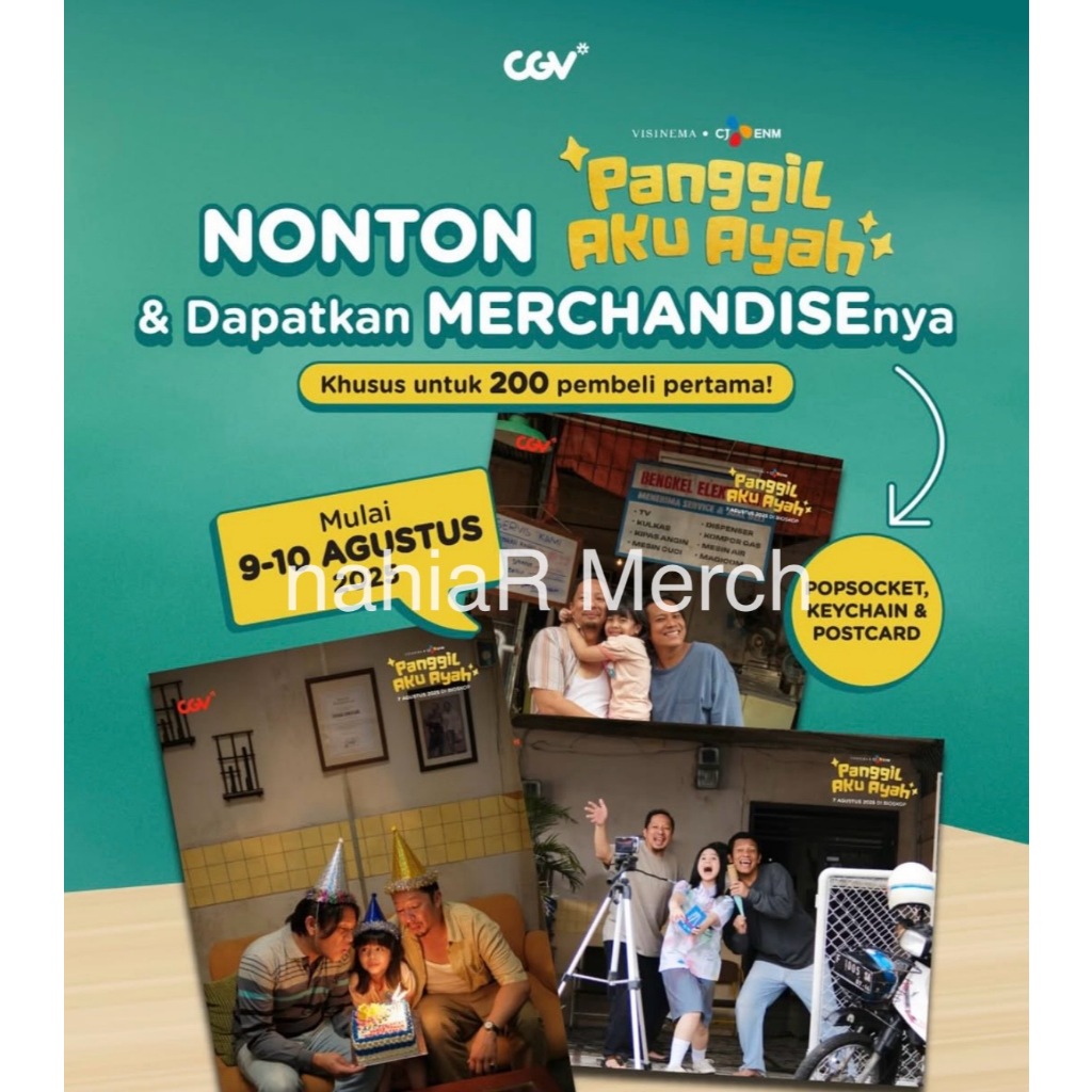 

Panggil Aku Ayah x CGV Official Postcard