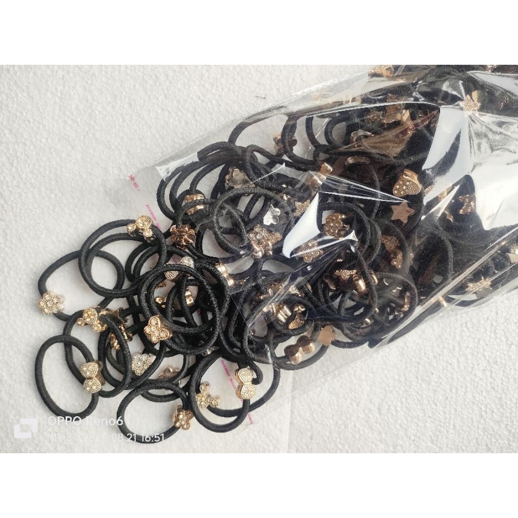 Grosir ikat rambut polos random