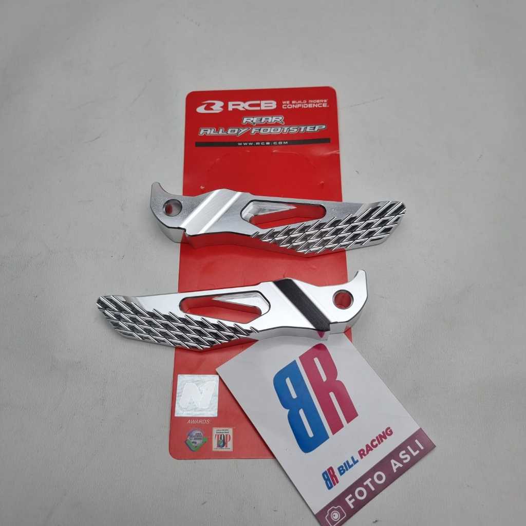 RCB FOOTSTEP BELAKANG NMAX AEROX XMAX ALLOY REAR FOOTSTEP RCB