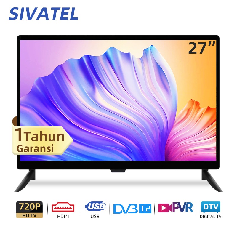 Sivatel  TV LED Digital 27 inch FHD Ready Murah TV Led 22 inch 24 inch 25 inch 27 inch 32inch Digita