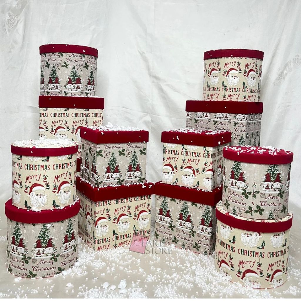 

Gift Box Natal Mewah/Kotak Kado Natal Mewah/Christmas Gift Box/Box Gift Motif Natal-Motif Natal Tebal Premium-bahan kokoh/GiftBox NatalPremium