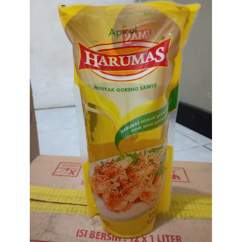 

Minyak Goreng Harumas 1 liter original oil