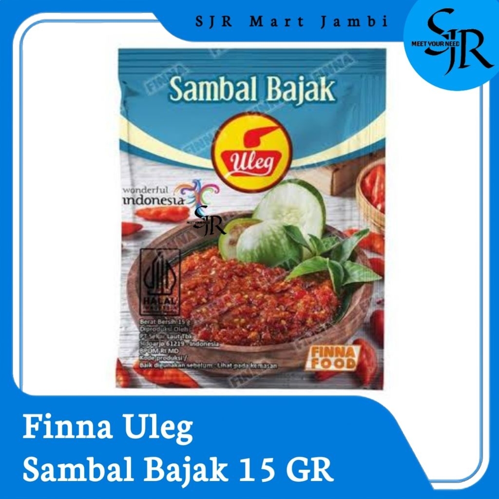 

[Sambal] Finna Sambal Uleg Bajak | Kemasan Satuan 15gr