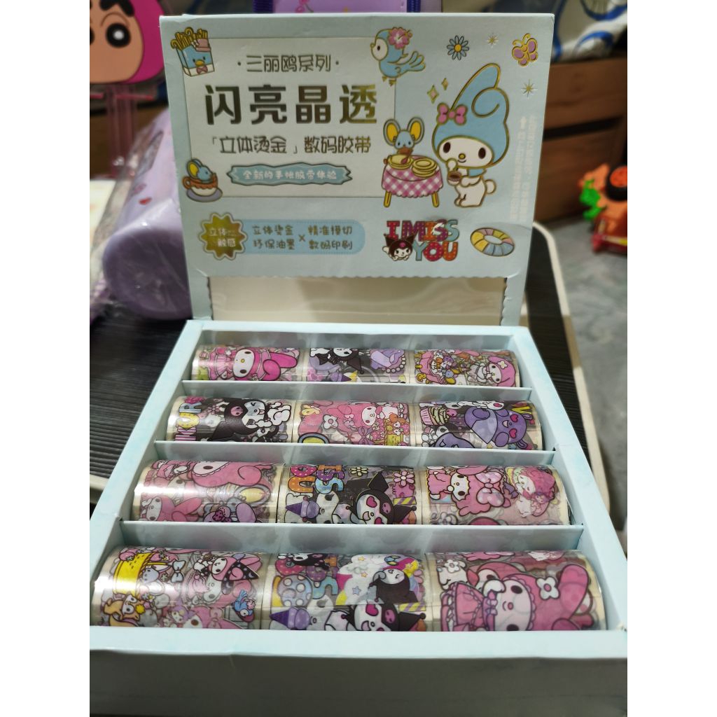 

STICKER ROLL SANRIO 12 PCS