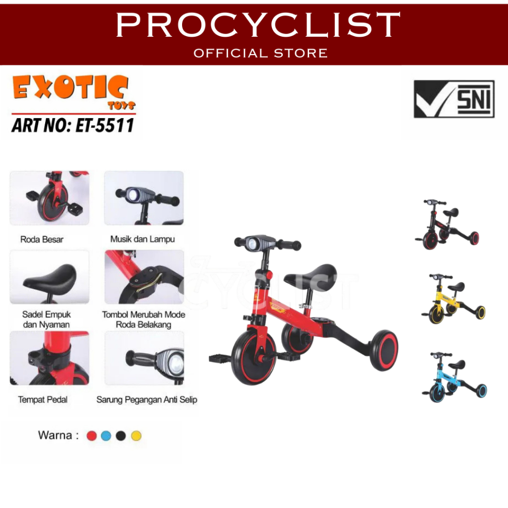 SEPEDA BALANCE BIKE EXOTIC 5511