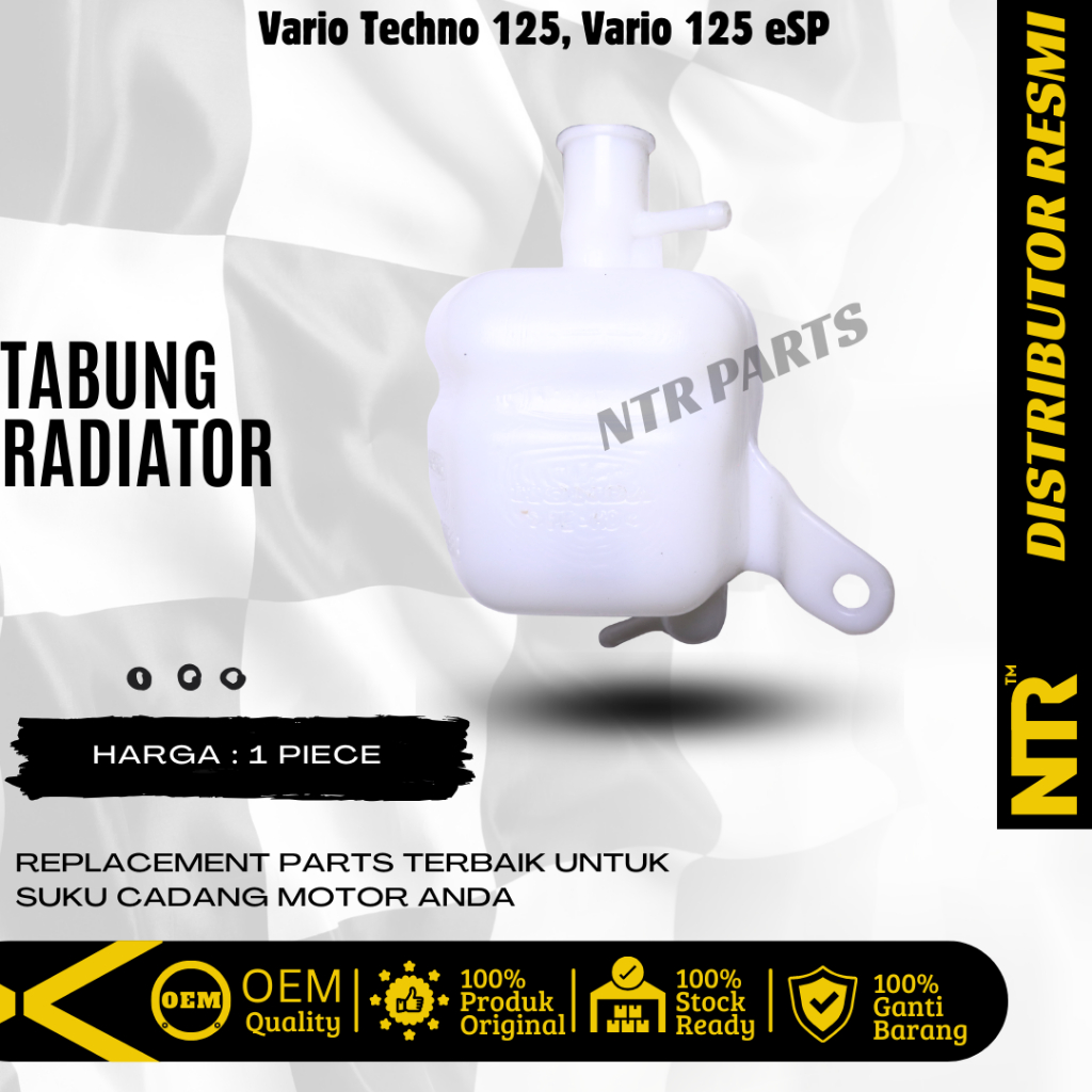 NTR Parts Botol tabung air radiator honda vario techno 125 vario 125 esp 1 piece