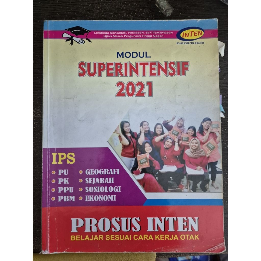 PRELOVED BUKUl Buku Modul Superintensif 2021 IPS Prosus Inten Belajar Sesuai Cara Kerja Otak Bekas