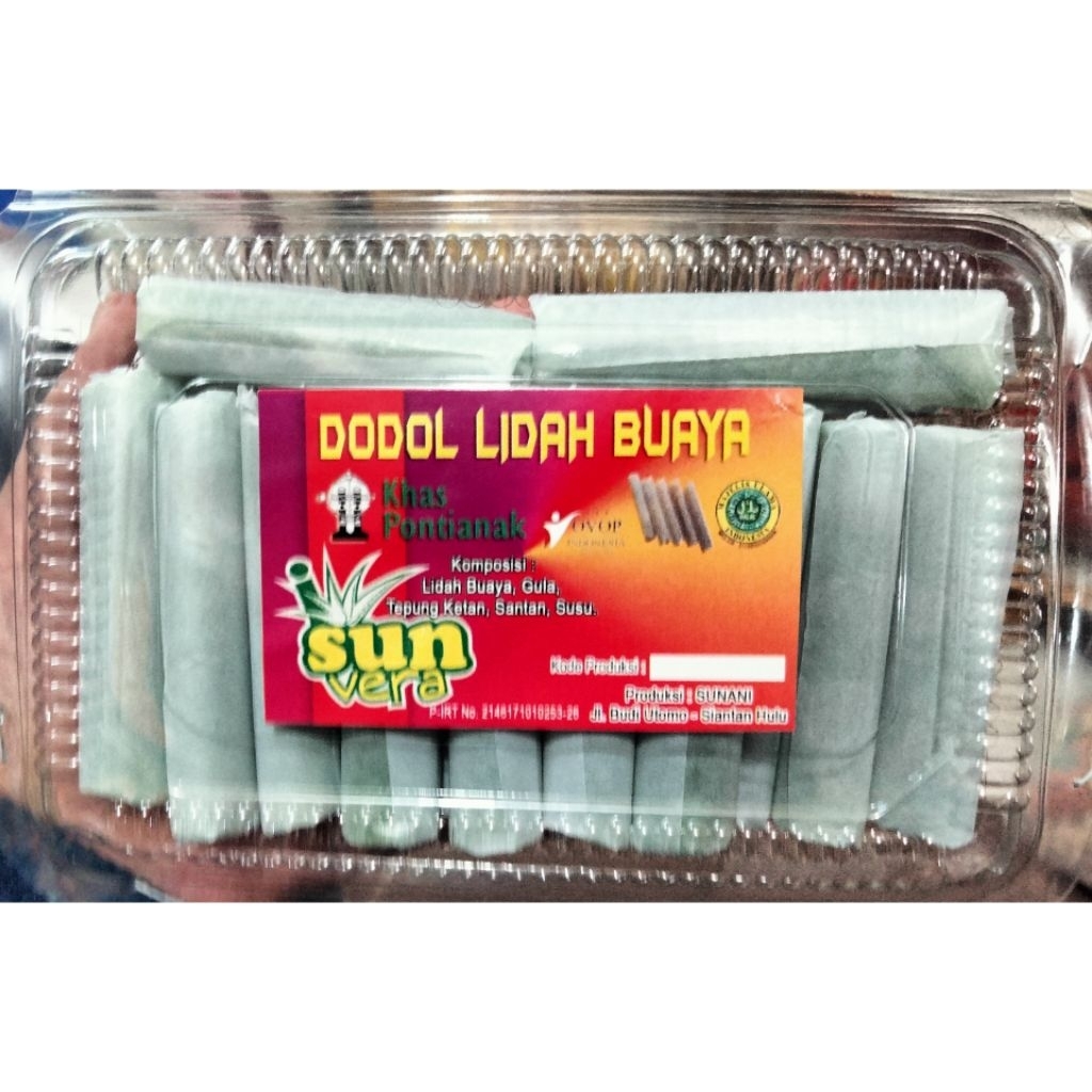 

Dodol Lidah Buaya Khas Pontianak / Dodol Aloe Vera / Dodol Aloevera / Dodol ISUN Vera / Oleh Oleh Pontianak Kalimantan Barat