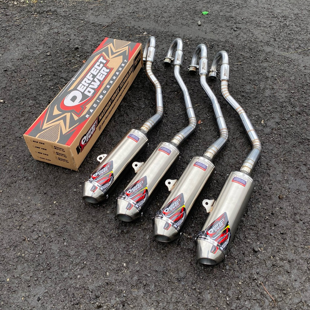 Knalpot CRF150 KLX150 BORE UP 180cc-300c TITANS SERIES PERFECTPOWER
