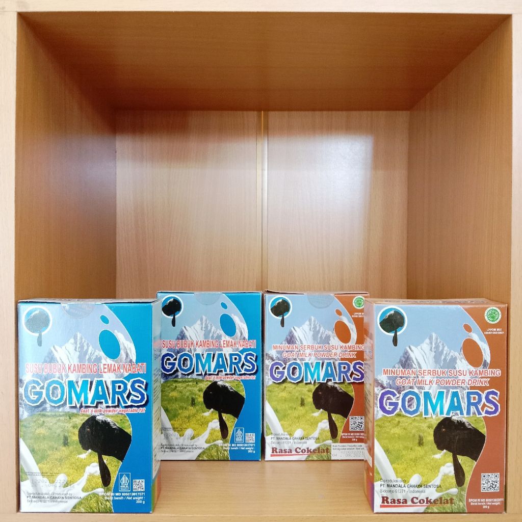 

[Rasa Coklat] Gomars Susu Kambing Etawa 200gr