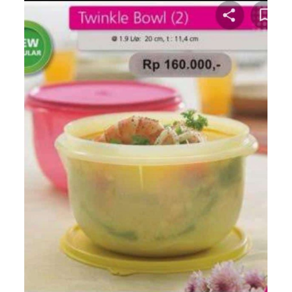 Tupperware Twinkle Bowl (2)